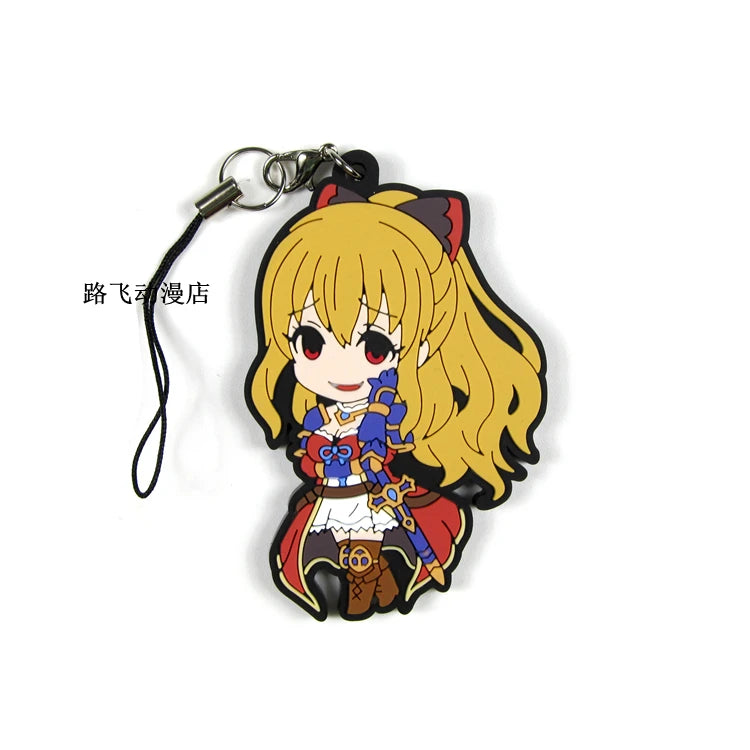 Granblue Fantasy Rubber Keychains Pack 8pcs