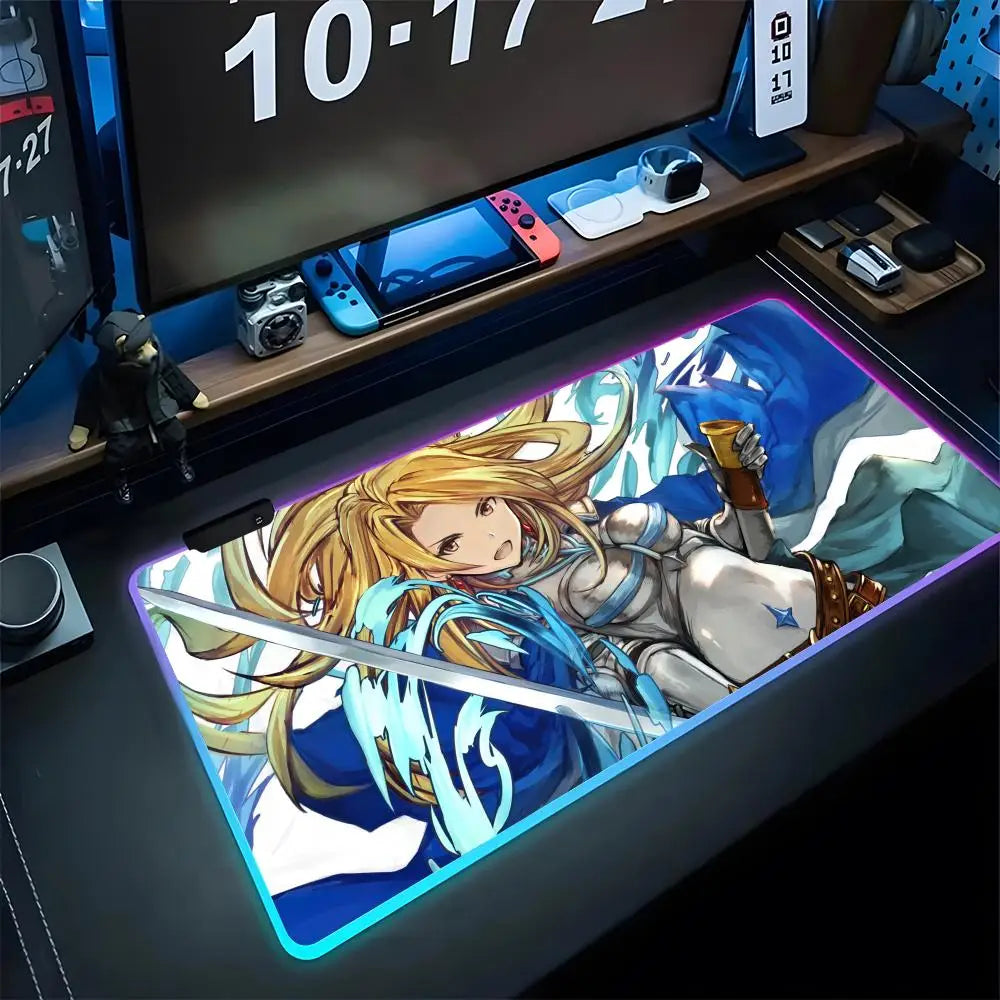 Granblue Fantasy Katalina Aryze LED RGB Mouse Pad