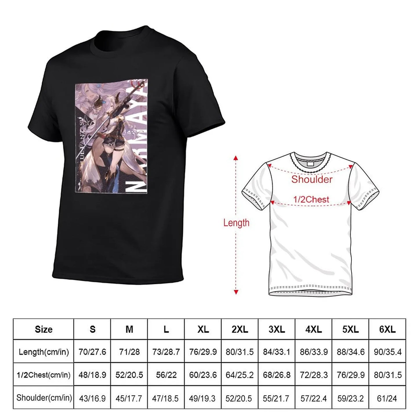 Granblue Fantasy Narmaya White T-Shirt