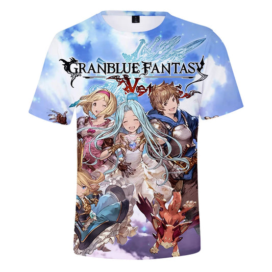 Granblue Fantasy Gan Lyria Djeeta Graphic T-Shirt