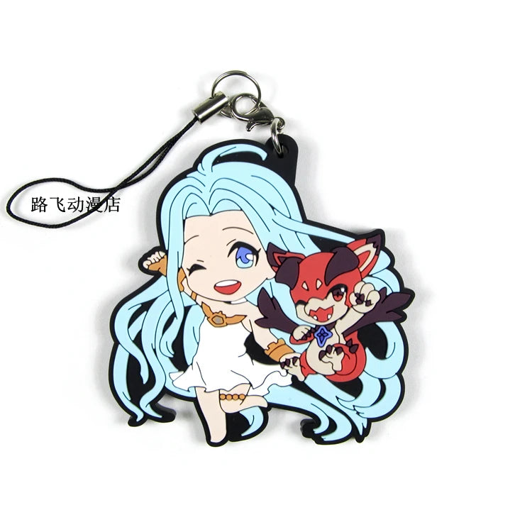 Granblue Fantasy Rubber Keychains Pack 8pcs