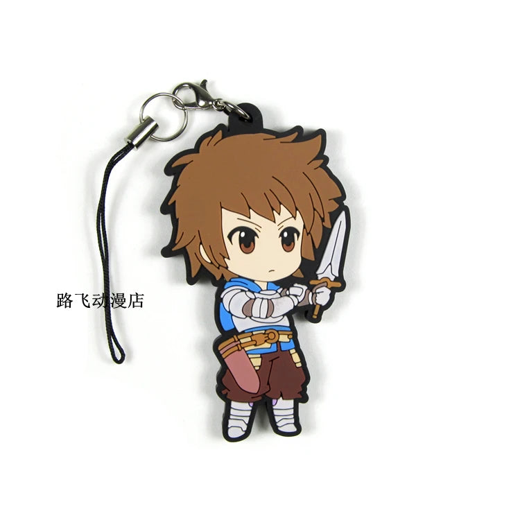 Granblue Fantasy Rubber Keychains Pack 8pcs