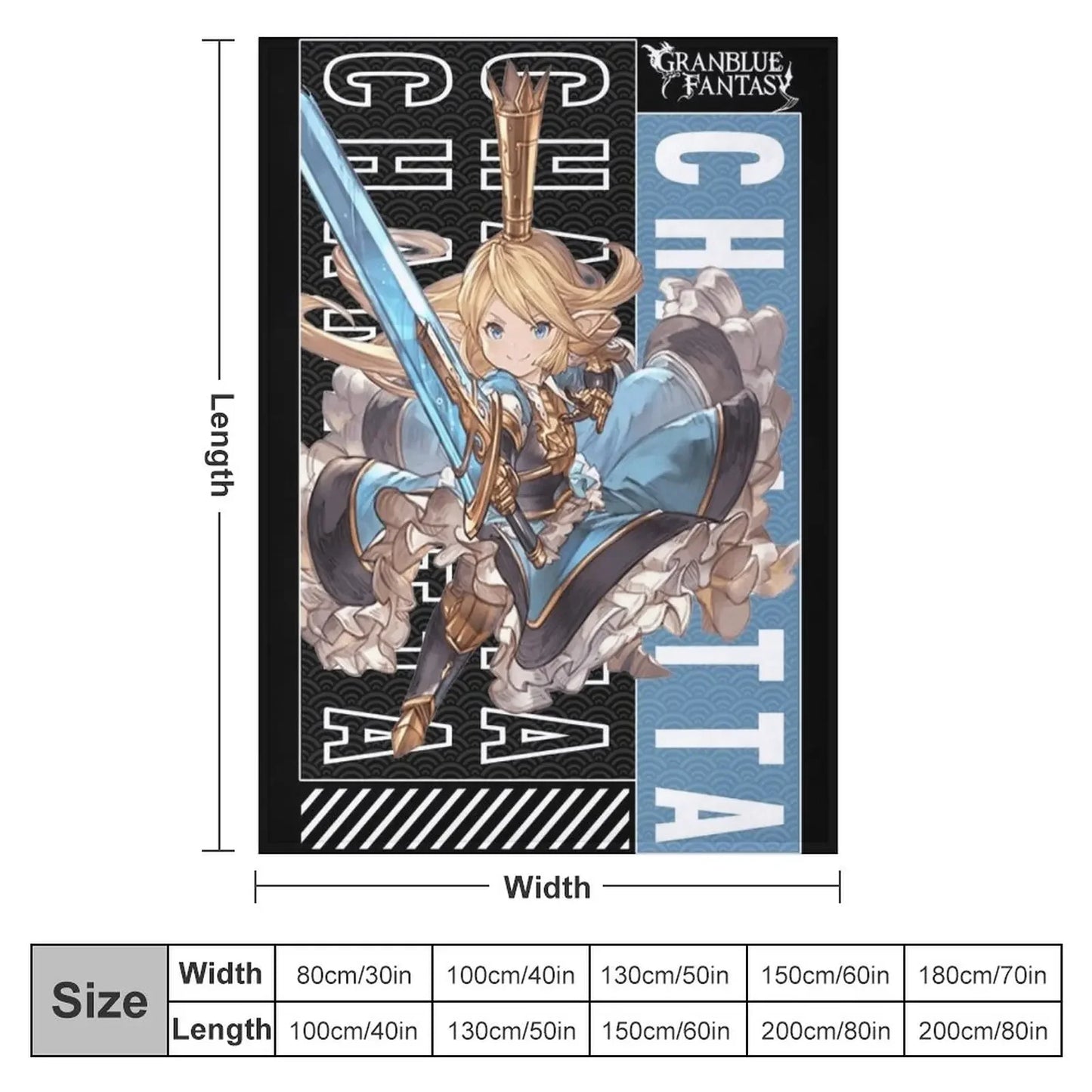 Granblue Fantasy Charlotta Blanket