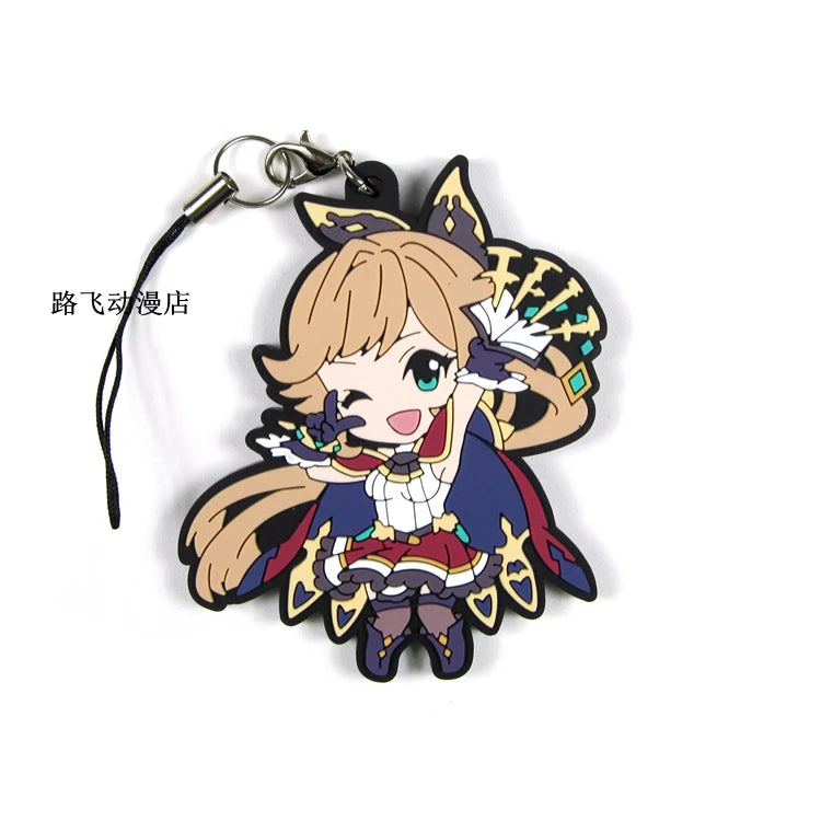 Granblue Fantasy Rubber Keychains Pack 8pcs