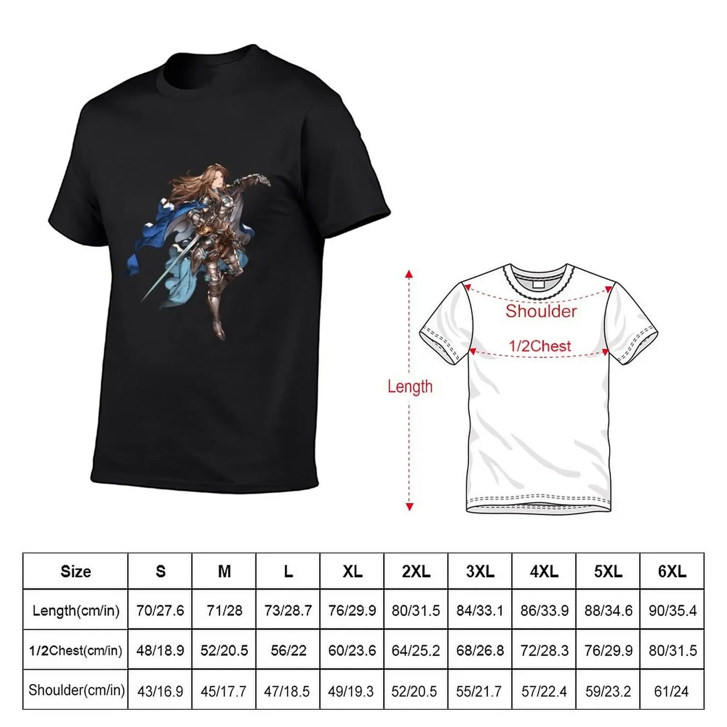 Granblue Fantasy Katalina Alize White T-Shirt