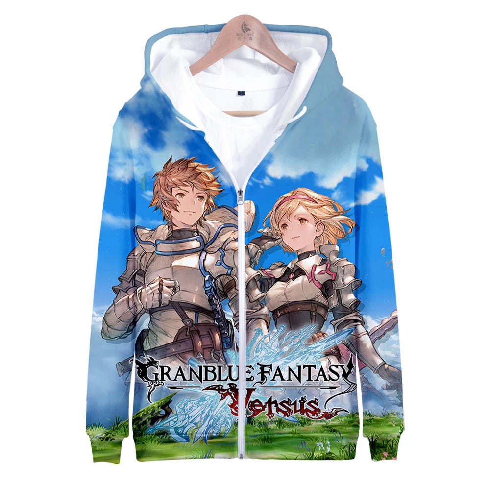 Granblue Fantasy Versus Gran and Djeeta Hoodie