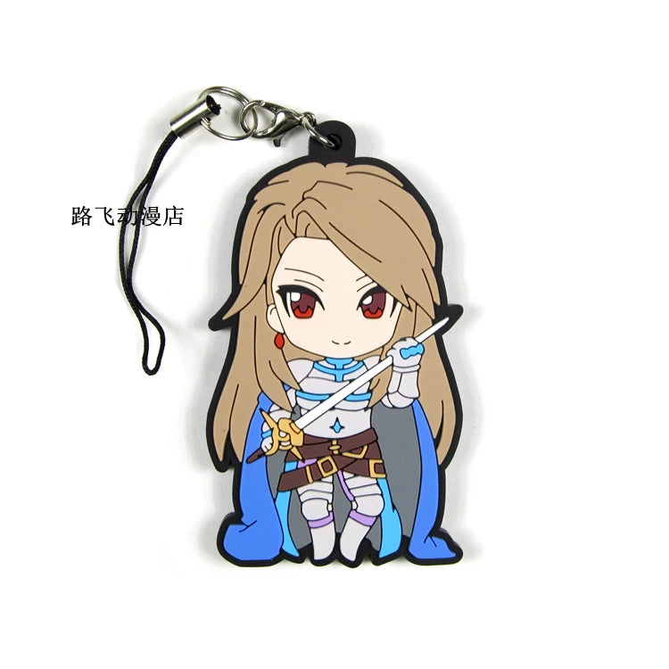 Granblue Fantasy Rubber Keychains Pack 8pcs